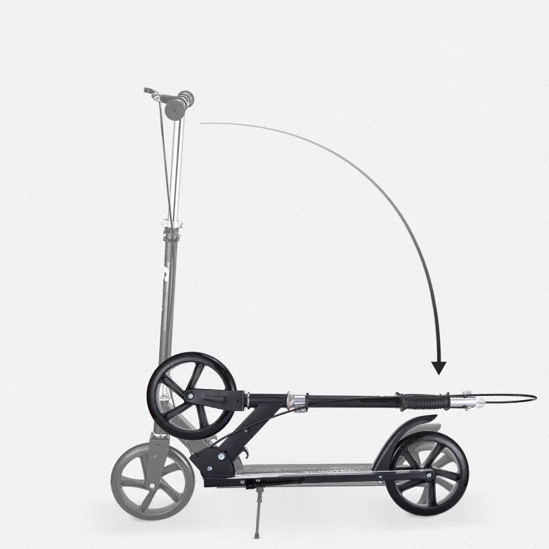 Foldable Adult Kick Scooter – Portable Scooter with Handbrake