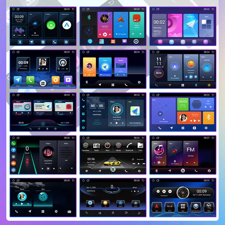 Car Touch Screen Display with Wireless CarPlay & Android Auto – 7/9/10 Inch