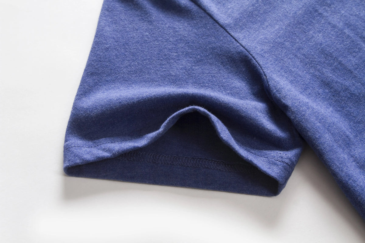 Men's Cotton Basic T-Shirt, Casual Short Sleeve Streetwear Tee
