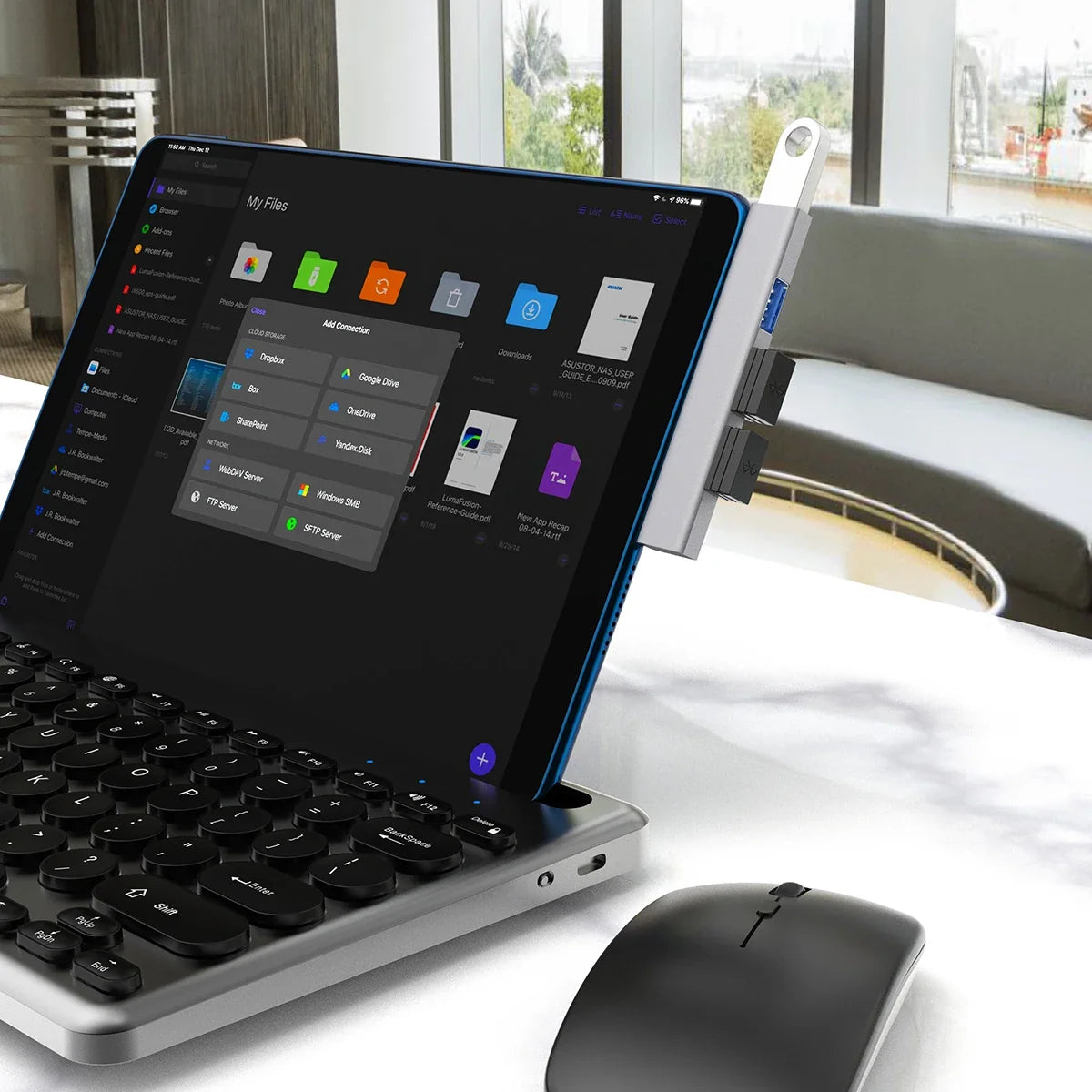 4-in-1 USB-C Hub – Multi-Port Splitter with PD 60W Charging