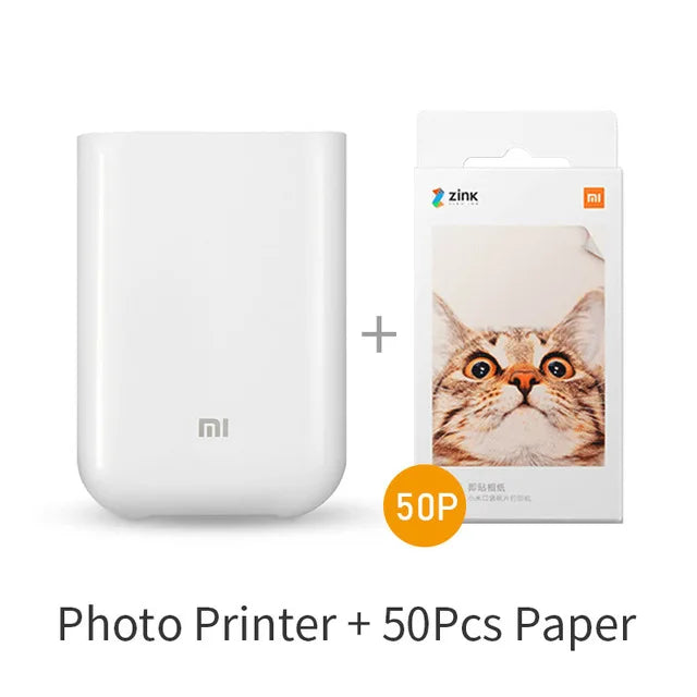 Portable Mini Photo Printer – 300dpi Pocket Picture Printer