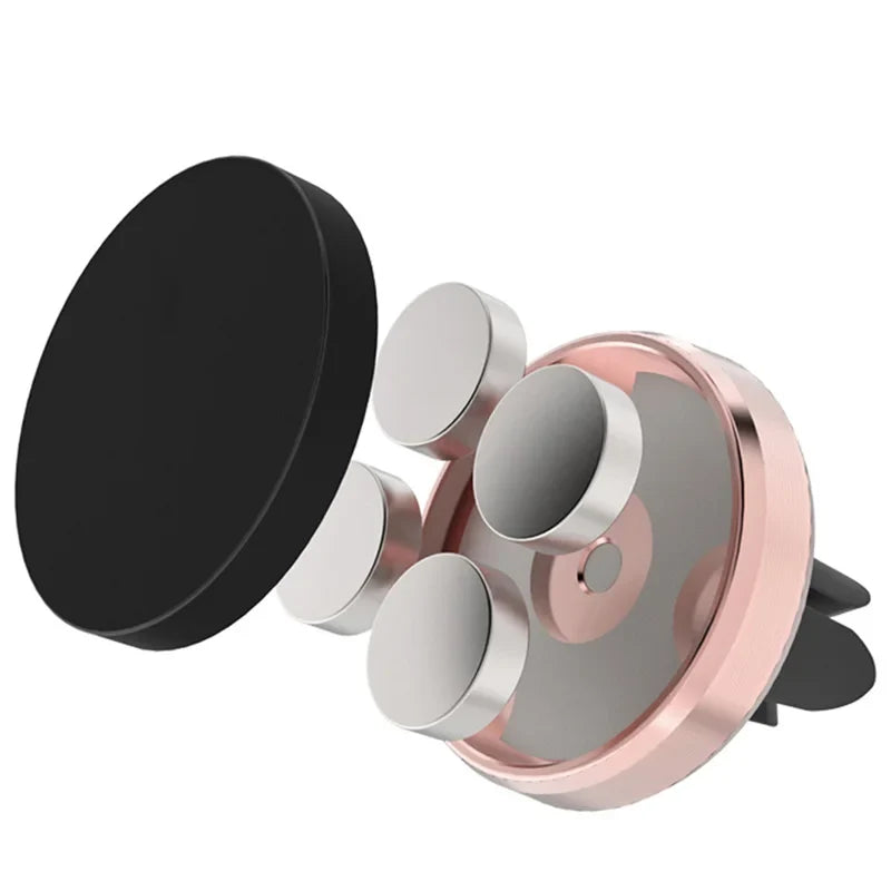 Magnetic Car Phone Holder – Air Vent Mount with 360° Rotation