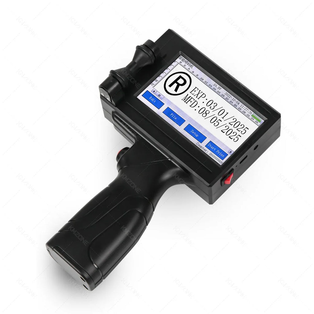 Portable Handheld Inkjet Printer, TIJ Coding Machine with Touch Screen