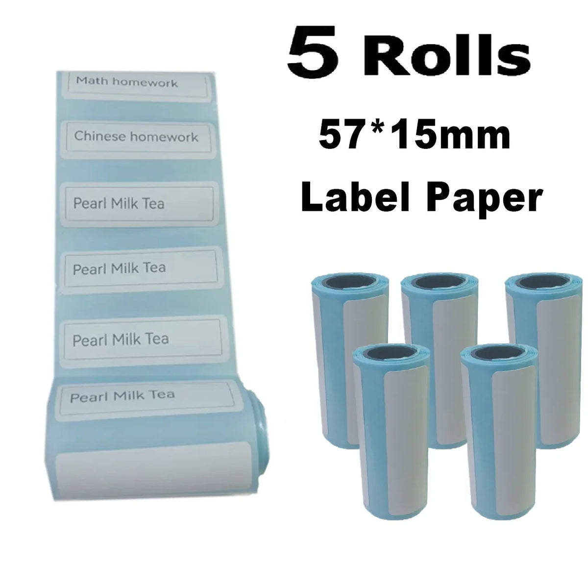 Mini Bluetooth Label Printer – Portable Wireless Thermal Sticker Printer