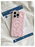 Polka Dot Phone Case – Soft Silicone Shockproof for iPhone 13-16 Series