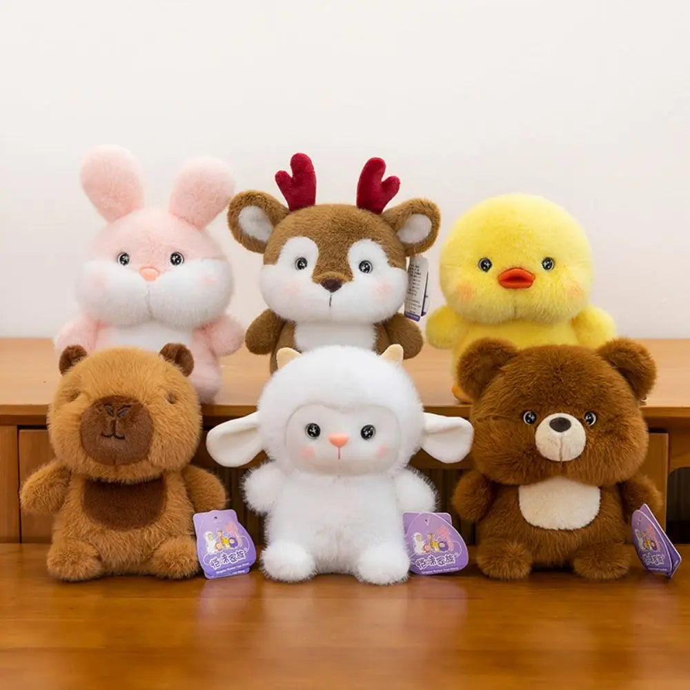 Cute Plush Animal Toy – Capybara & Elephant Stuffed Companion Doll