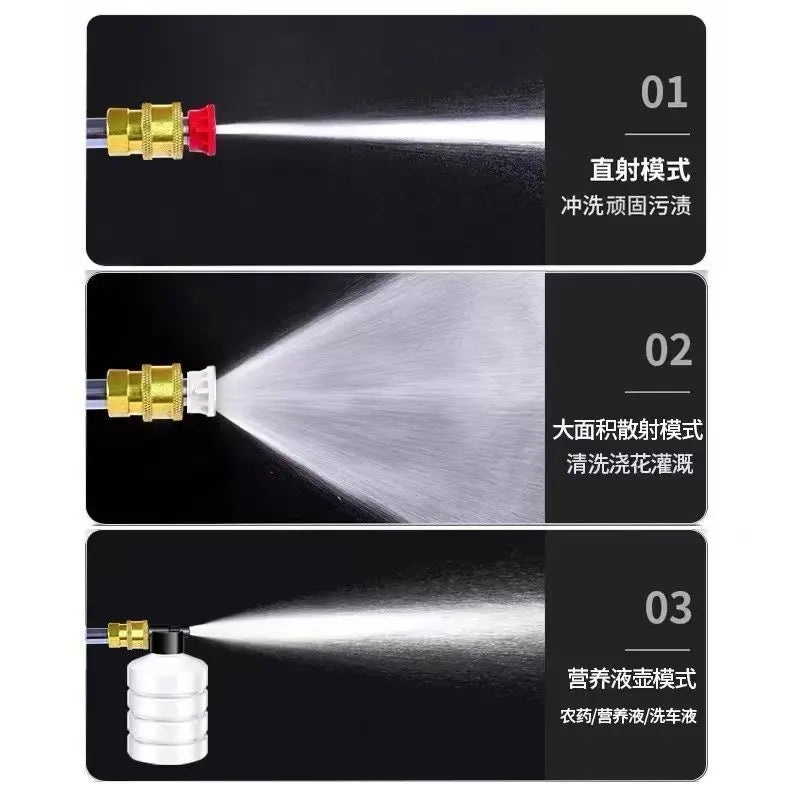 Rechargeable High-Pressure Water Gun – Portable Car Wash Sprayer
