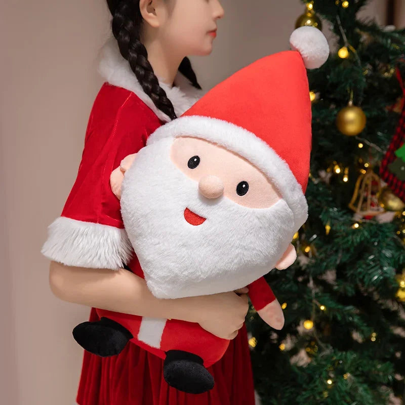 Cute Christmas Plush Toys – Santa, Elk, Snowman & Gingerbread Doll
