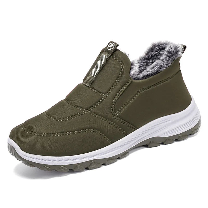 Women's Winter Snow Boots, Warm Lightweight Cotton, Non-Slip