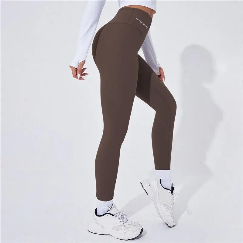 Women's High-Waist Leggings, Thermal Yoga Sports Tights
