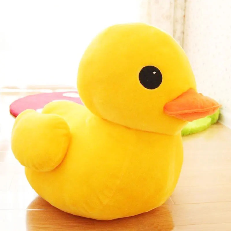 Kawaii Big Yellow Duck Plush – Cute Soft Mini Cartoon Stuffed Toy
