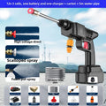 Rechargeable High-Pressure Water Gun – Portable Car Wash Sprayer