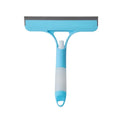 3-in-1 Window Cleaning Squeegee – Glass Mirror Wiper with Spray Bottle & Scrubber