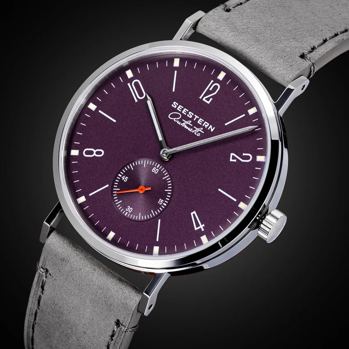 Men's Ultra-Thin Automatic Dress Watch – Stainless Steel Business Watch