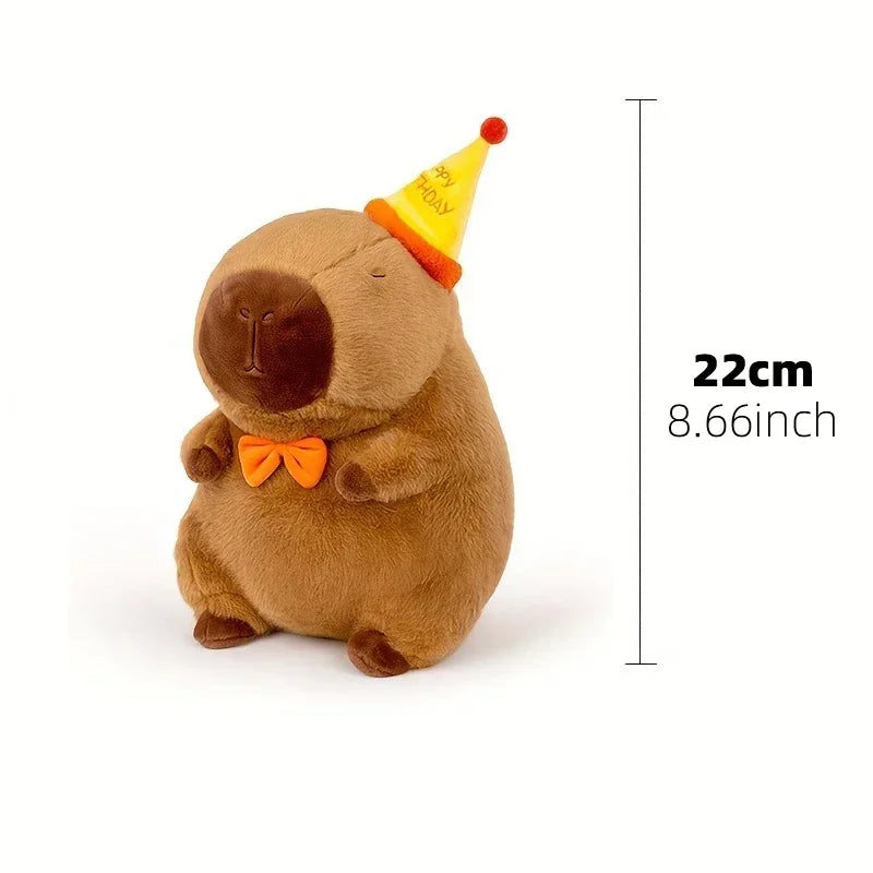 Capybara Plush Toy Set – Mommy with 4 Little Capibara Plush Dolls