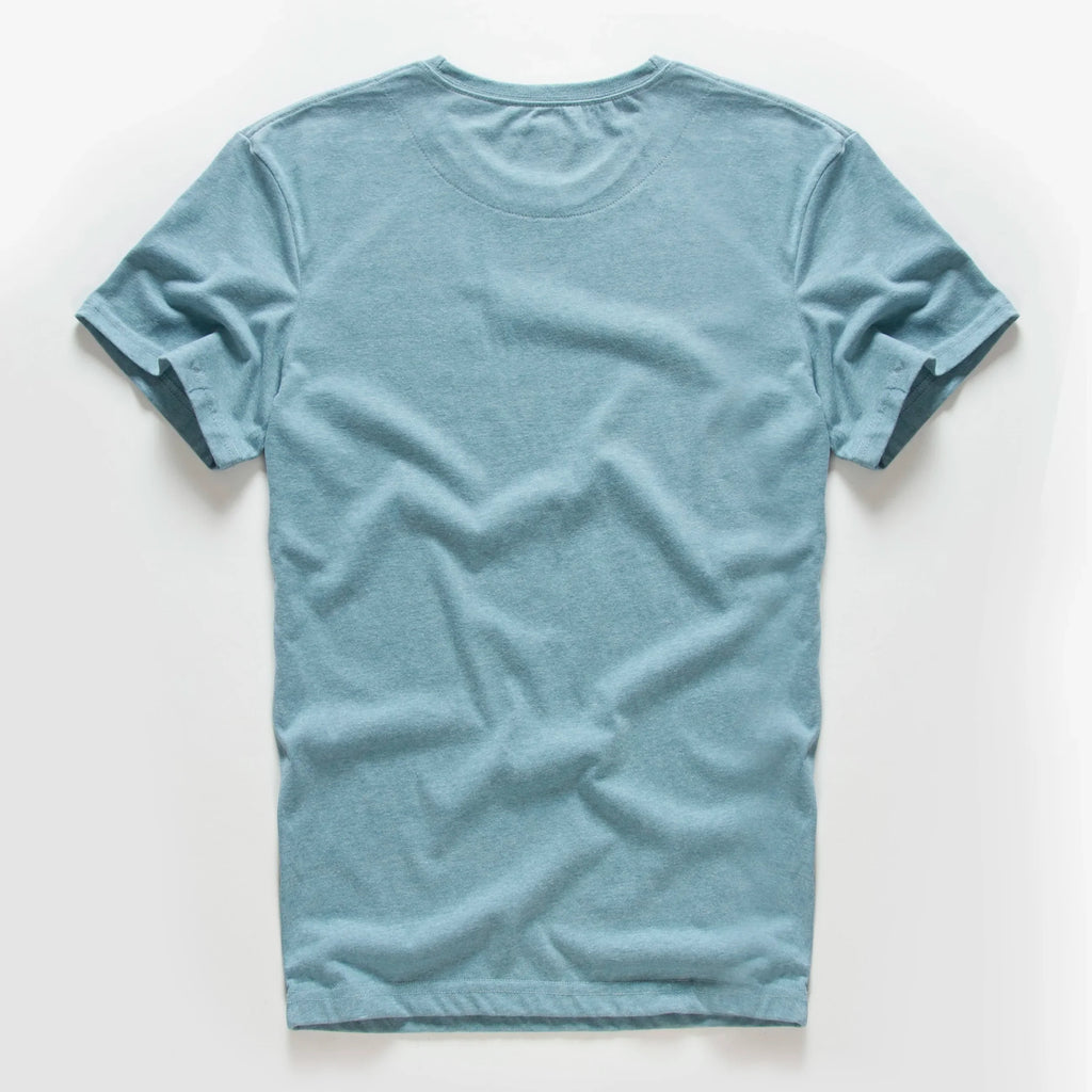 Men's Cotton Basic T-Shirt, Casual Short Sleeve Streetwear Tee