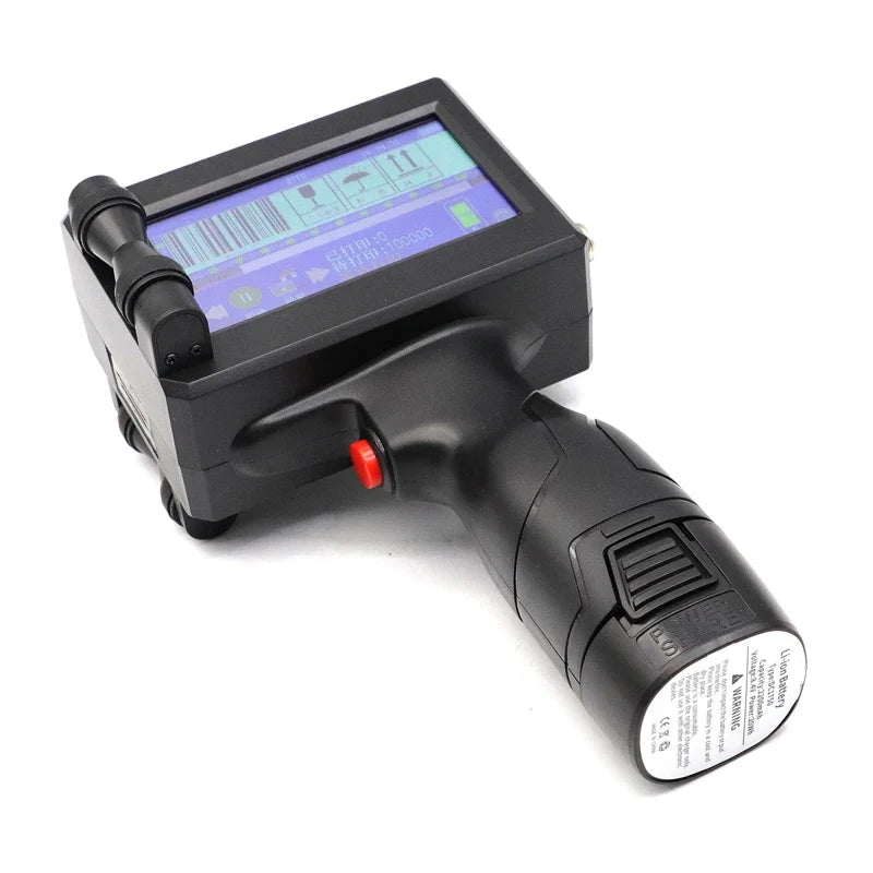 Handheld Inkjet Label Printer – QR Bar Batch Code & Expiry Date Printer