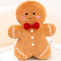 Gingerbread Plush Toy – Caramel Chocolate Stuffed Xmas Cushion Doll