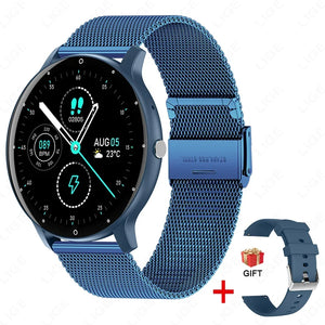 mesh belt blue