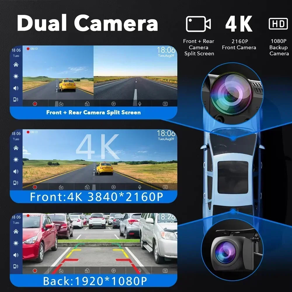 10.26" Portable CarPlay Screen – Wireless Car Stereo Touch Display