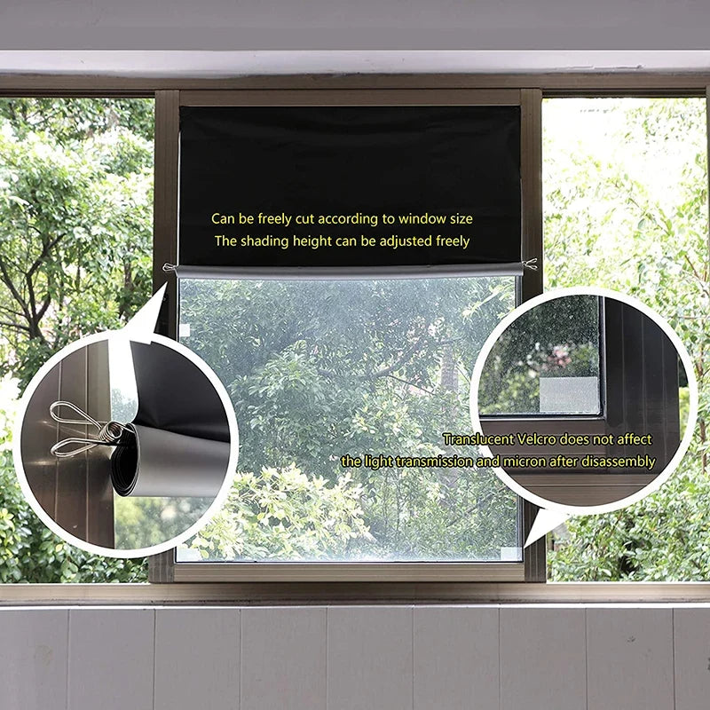 Blackout Window Tint Film – Privacy Darkening Film for Home & Car