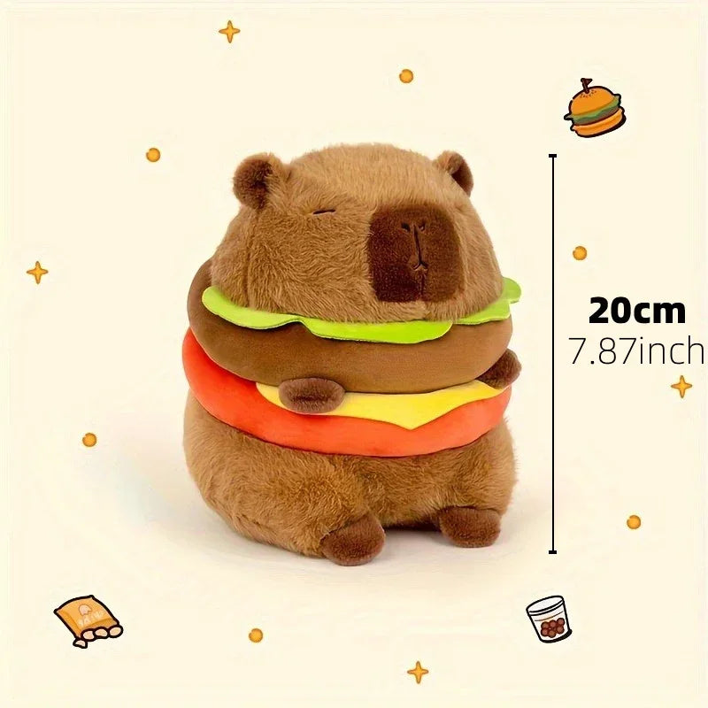 Capybara Plush Toy Set – Mommy with 4 Little Capibara Plush Dolls