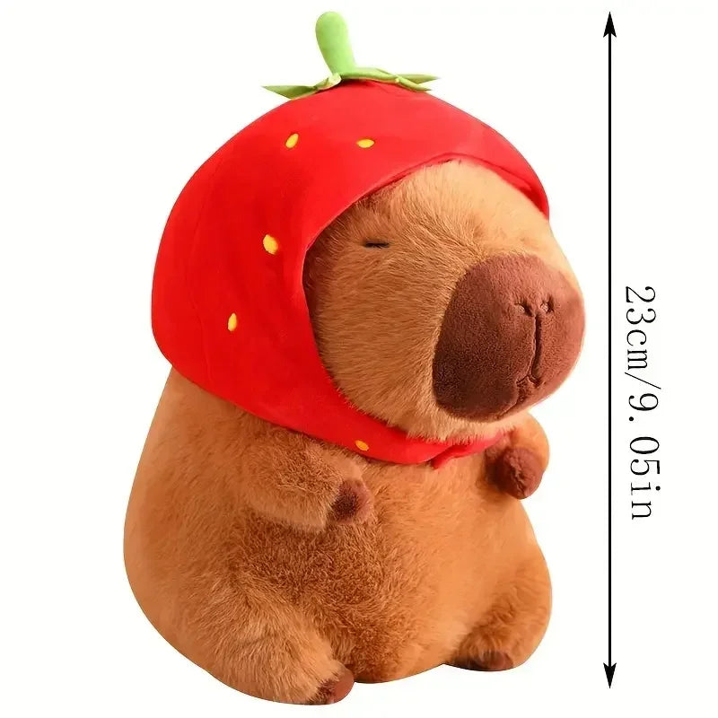 Capybara Plush Toy Set – Mommy with 4 Little Capibara Plush Dolls