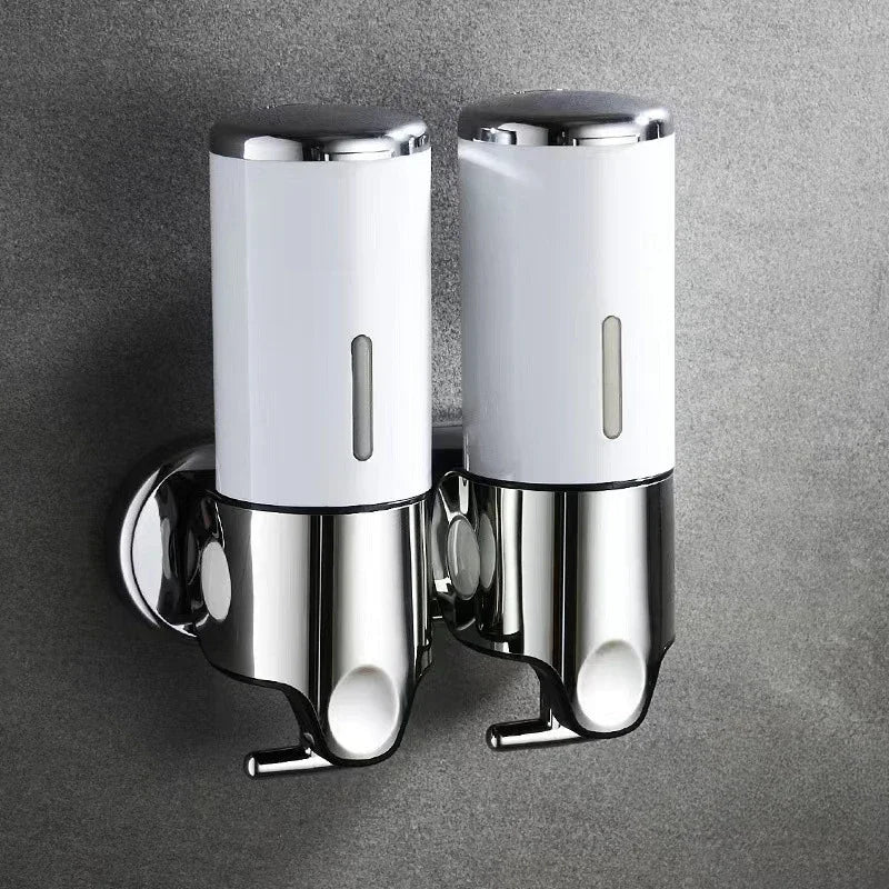 Wall Mounted Shampoo and Soap Dispenser, 1 2 3-Tube Shower Dispenser 500-1500ml