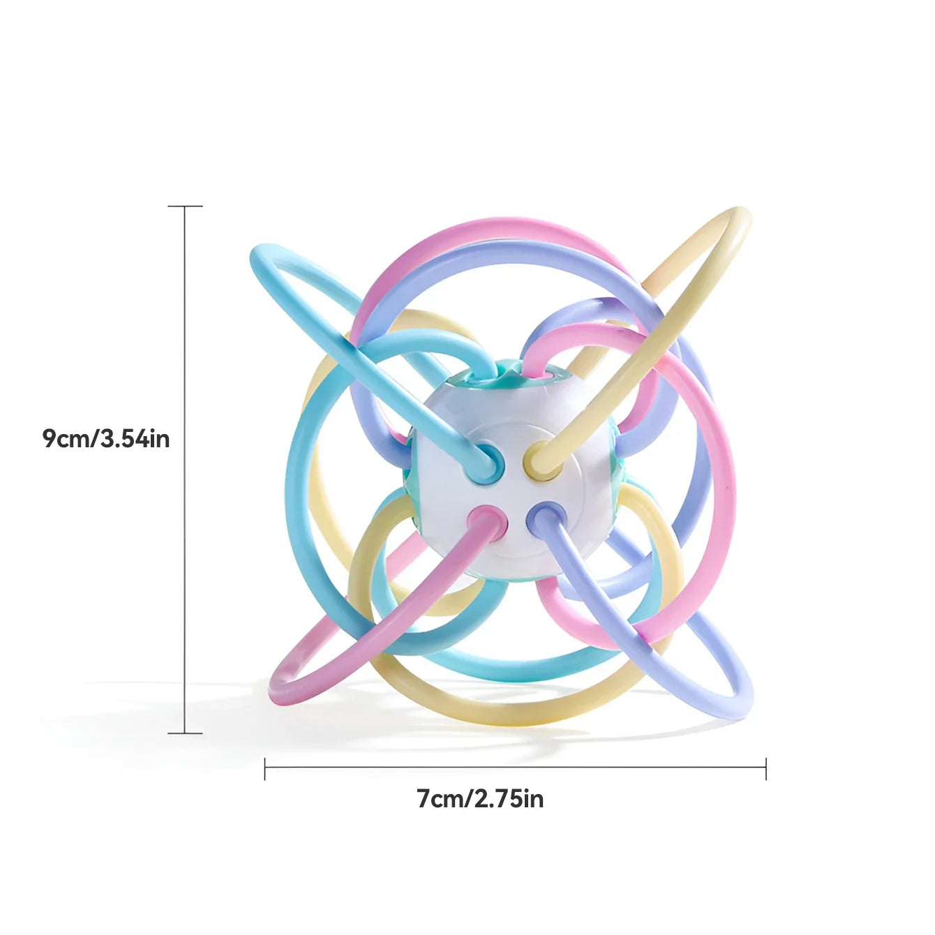 Manhattan Square Golfer Teether Ball – Educational Baby Toy