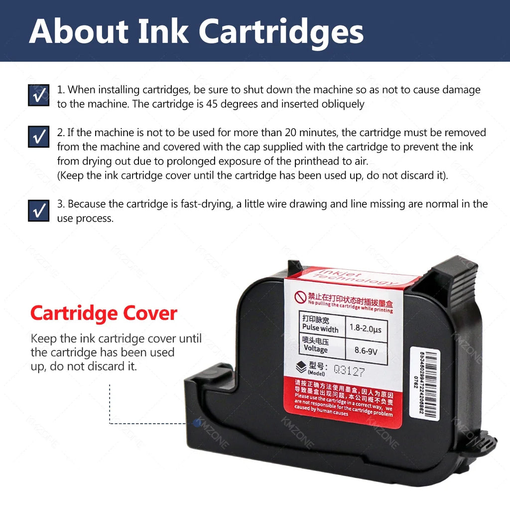 Portable Handheld Inkjet Printer, TIJ Coding Machine with Touch Screen