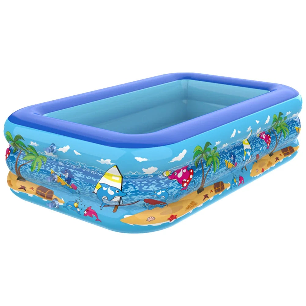 Inflatable Cartoon Baby Swimming Pool for Indoor & Outdoor Play