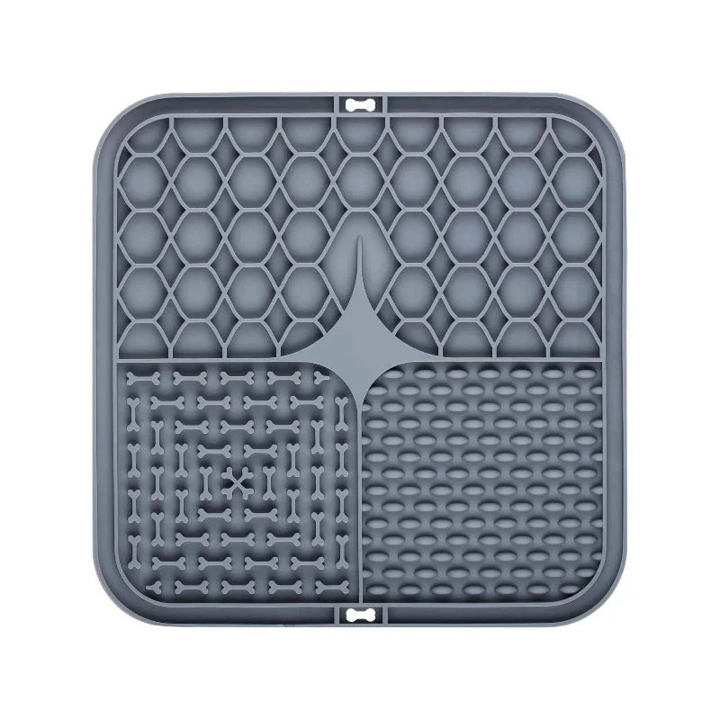 Silicone Dog Lick Mat with Suction Cups