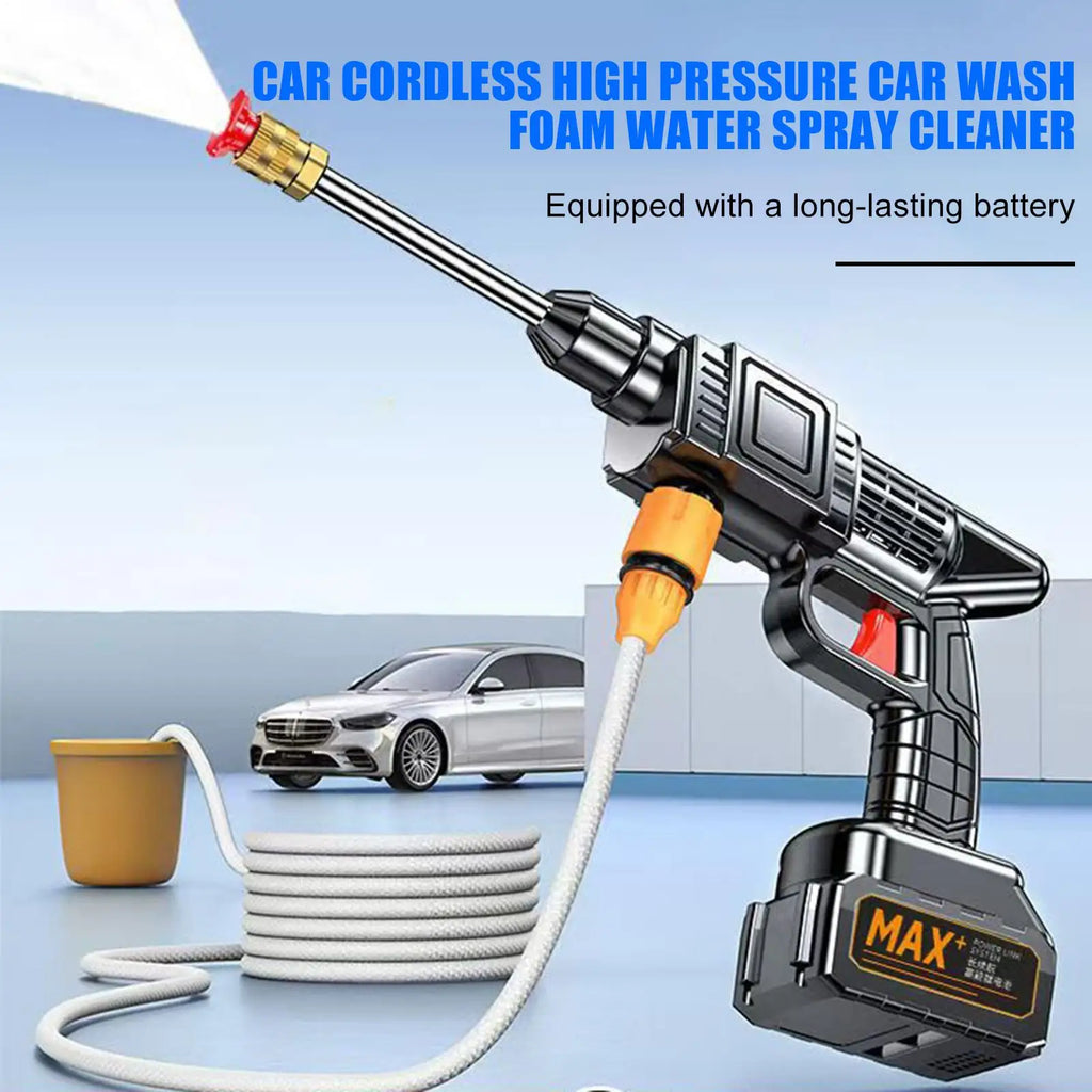 Cordless High-Pressure Washer – Portable Car Wash Spray Gun
