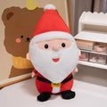 Cute Christmas Plush Toys – Santa, Elk, Snowman & Gingerbread Doll