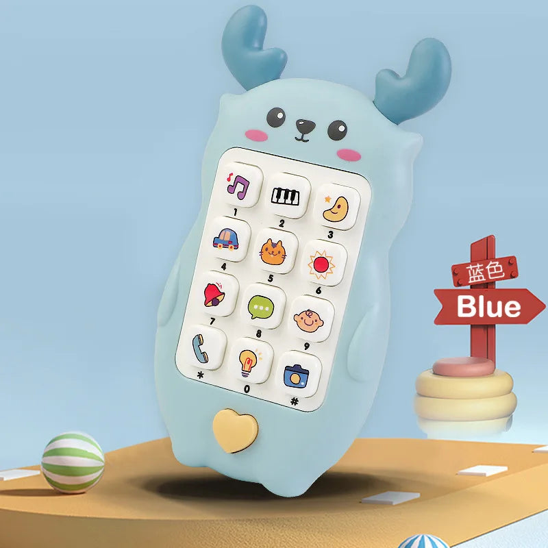Baby Phone Toy – Musical Sound Telephone with Teether for Infants
