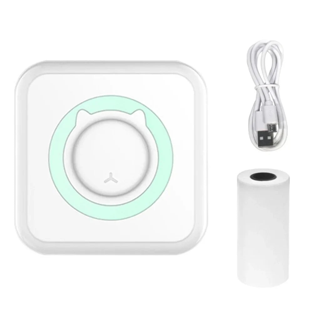 Mini Bluetooth Label Printer – Portable Wireless Thermal Sticker Printer