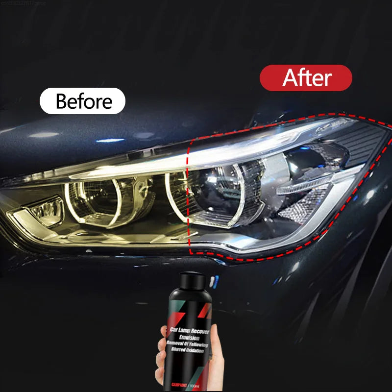 Car Headlight Restoration Kit – Headlamp Polishing and Cleaning Kit