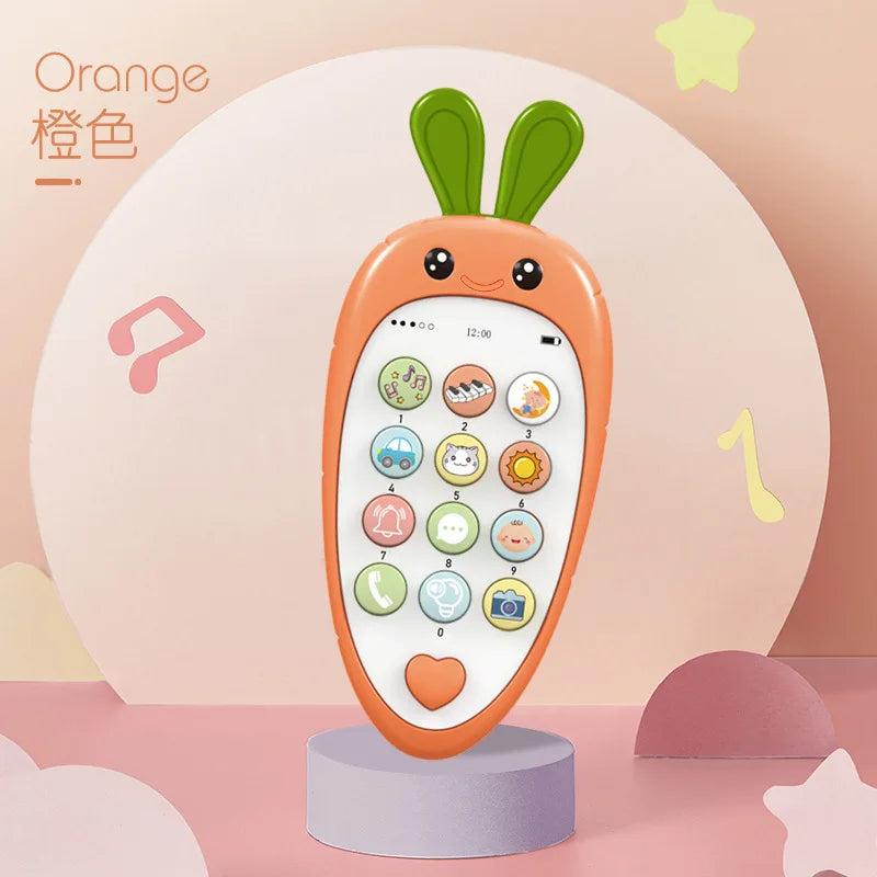 Baby Phone Toy – Musical Sound Telephone with Teether for Infants