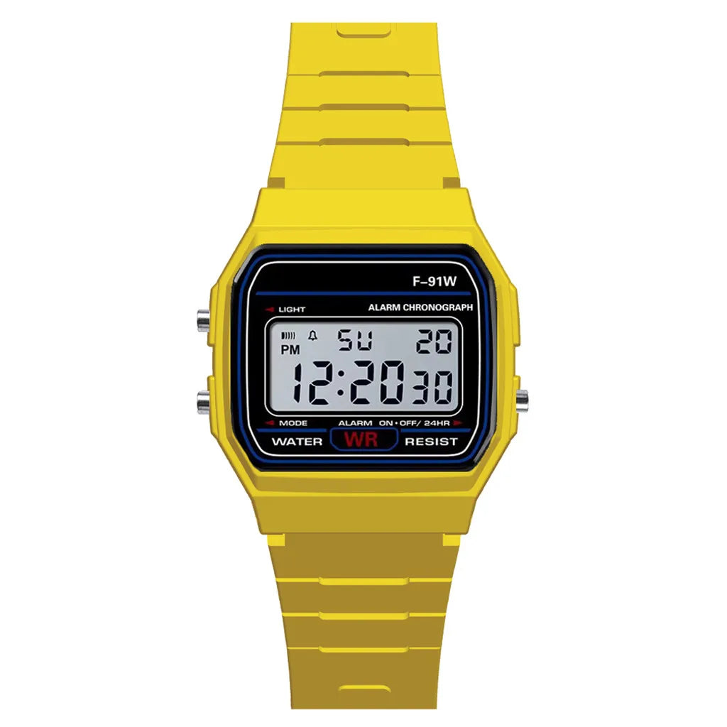 Men's Military LED Digital Watch, Sport Silicone Band, Water Resistant