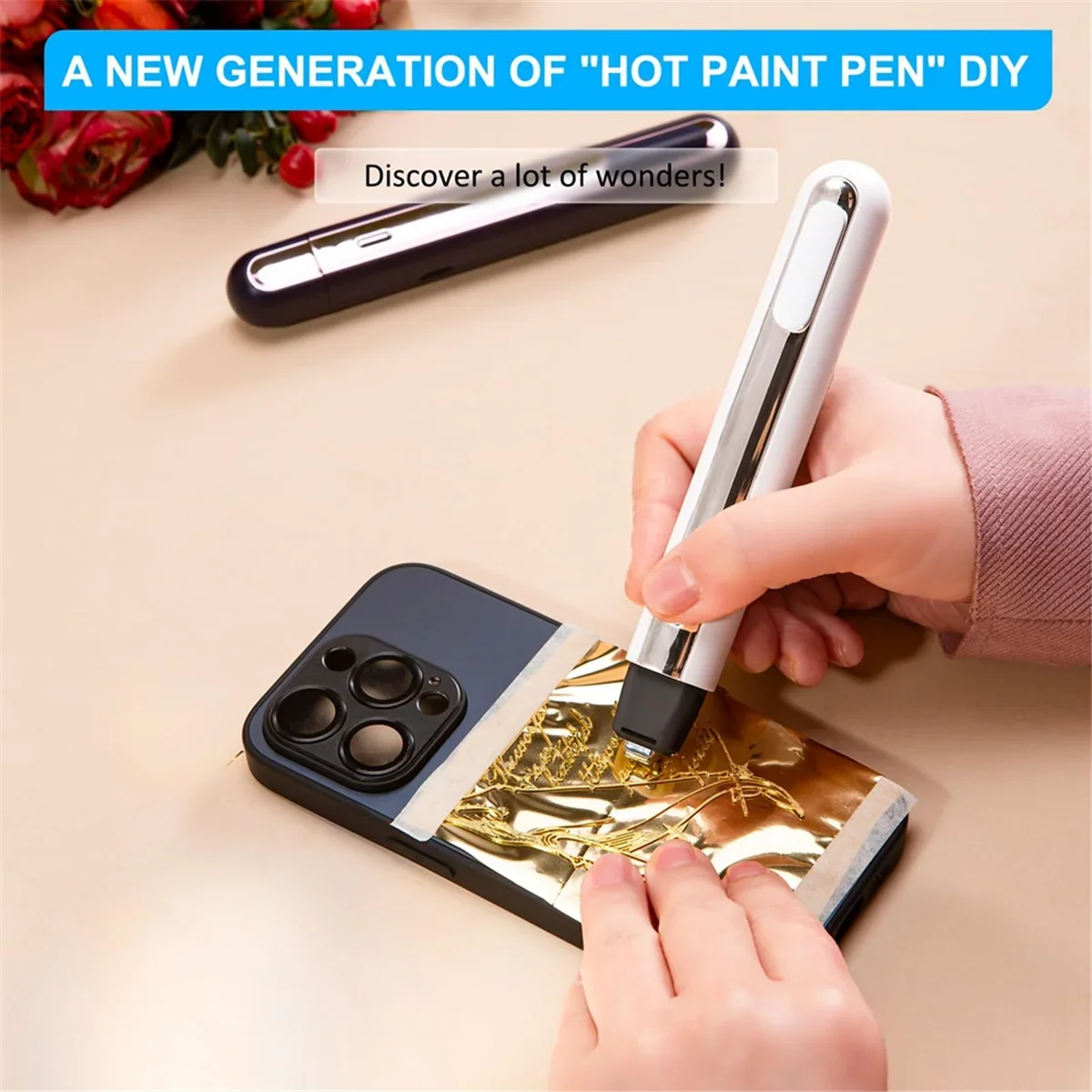 Cordless Mini Heat Press Machine for DIY Heat Transfer Projects