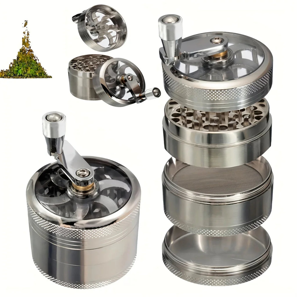 Manual Spice and Nut Grinder – Hand Crank Kitchen Mill
