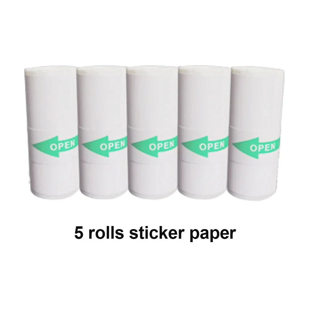 Mini Bluetooth Label Printer – Portable Wireless Thermal Sticker Printer