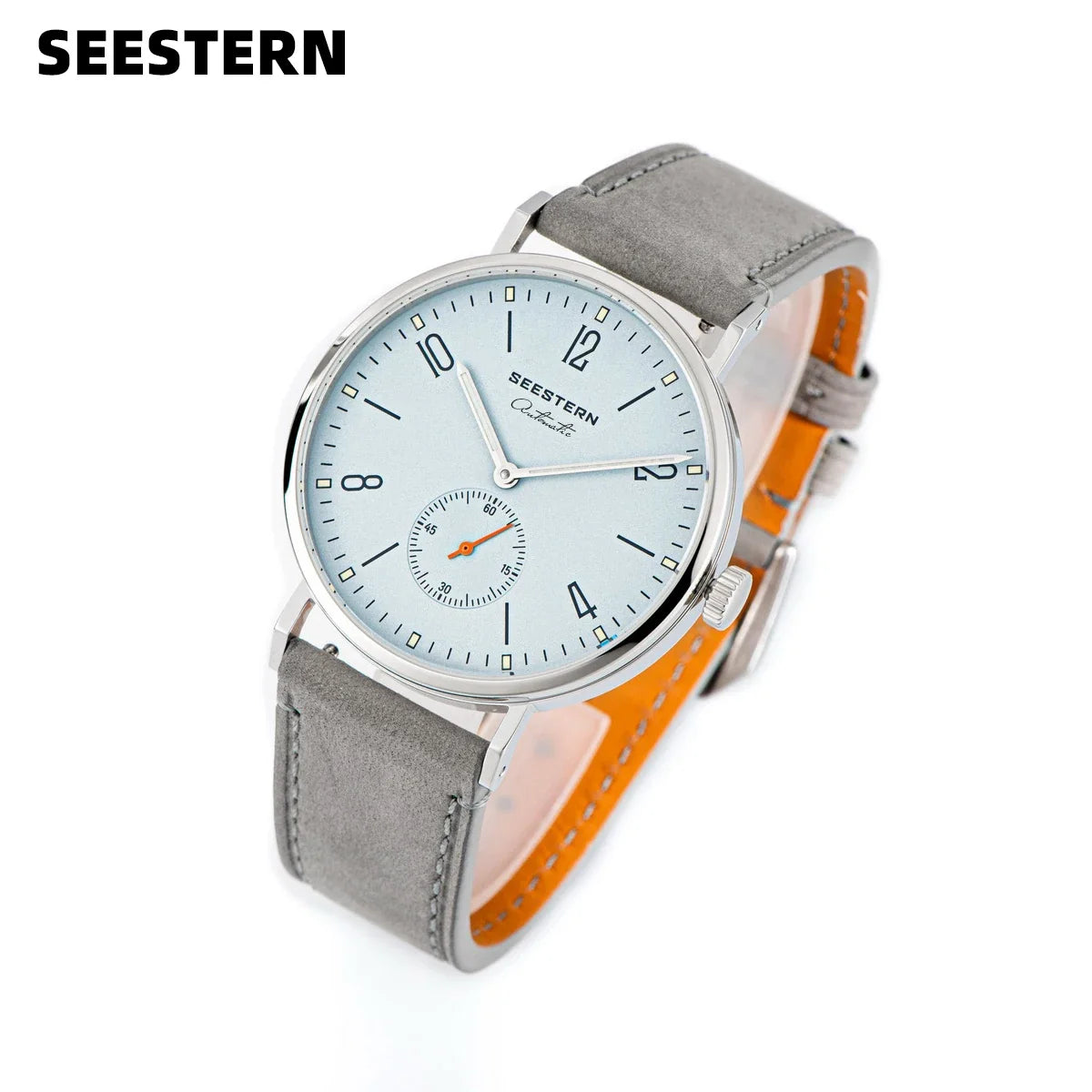 Men's Ultra-Thin Automatic Dress Watch – Stainless Steel Business Watch
