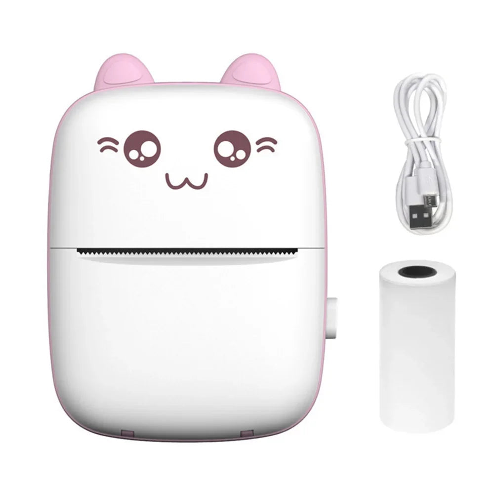 Mini Bluetooth Label Printer – Portable Wireless Thermal Sticker Printer