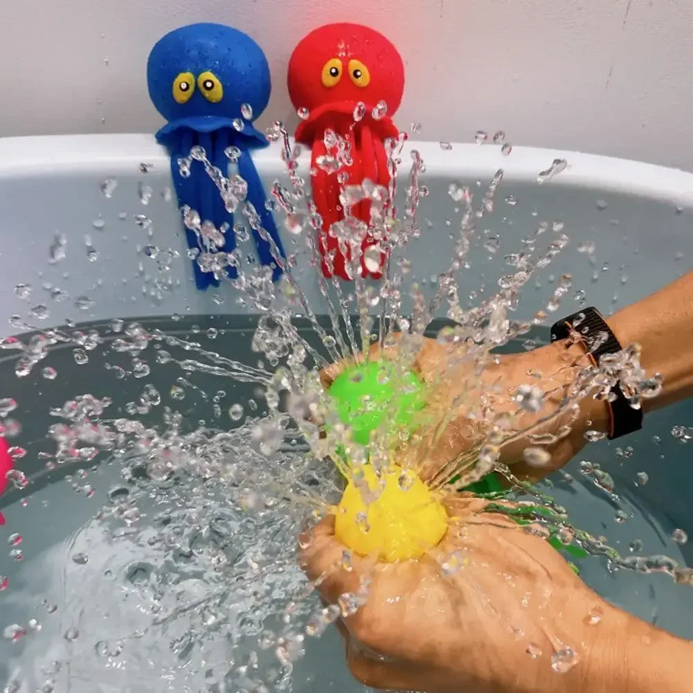 Baby Bath Toy Octopus – Sponge Water Squeeze & Summer Bath Fun