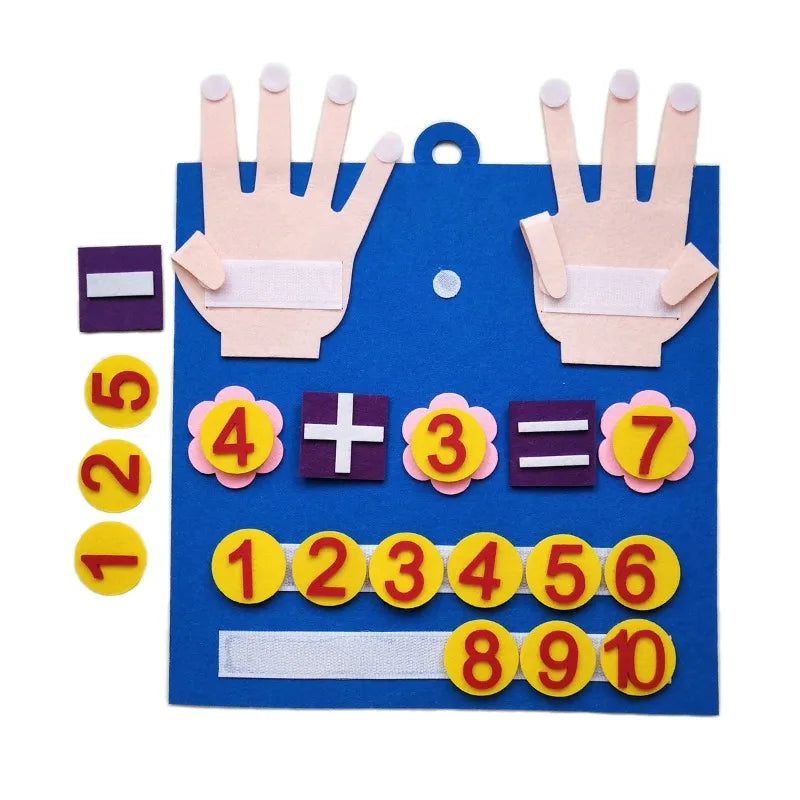 Montessori Finger Number Math Toy – Early Learning Counting Set for Kids