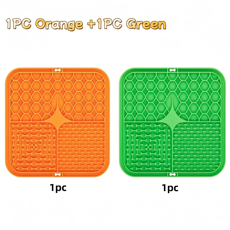 Silicone Dog Lick Mat with Suction Cups