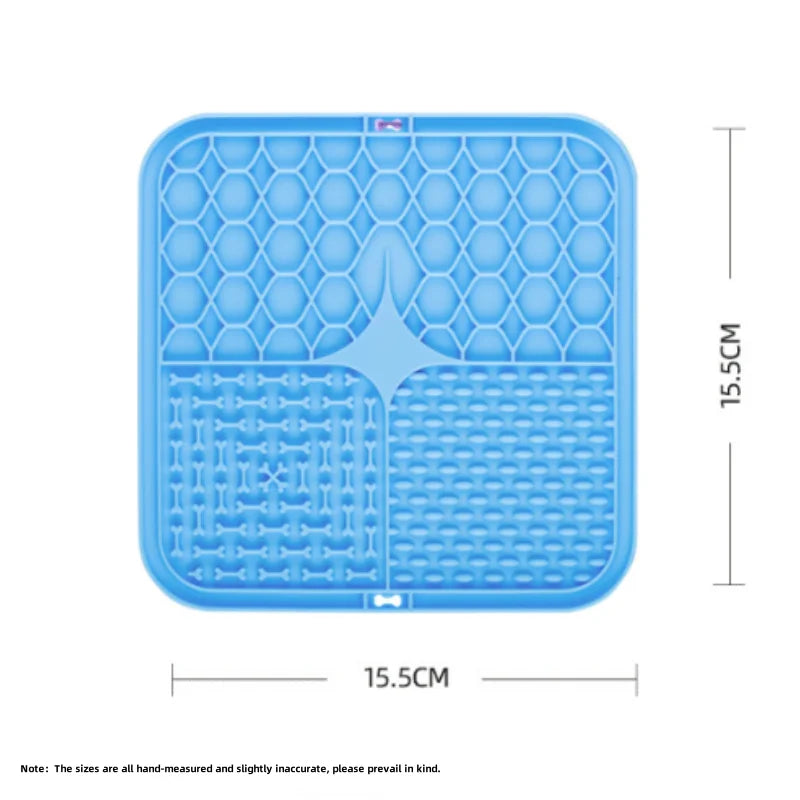 Silicone Dog Lick Mat with Suction Cups