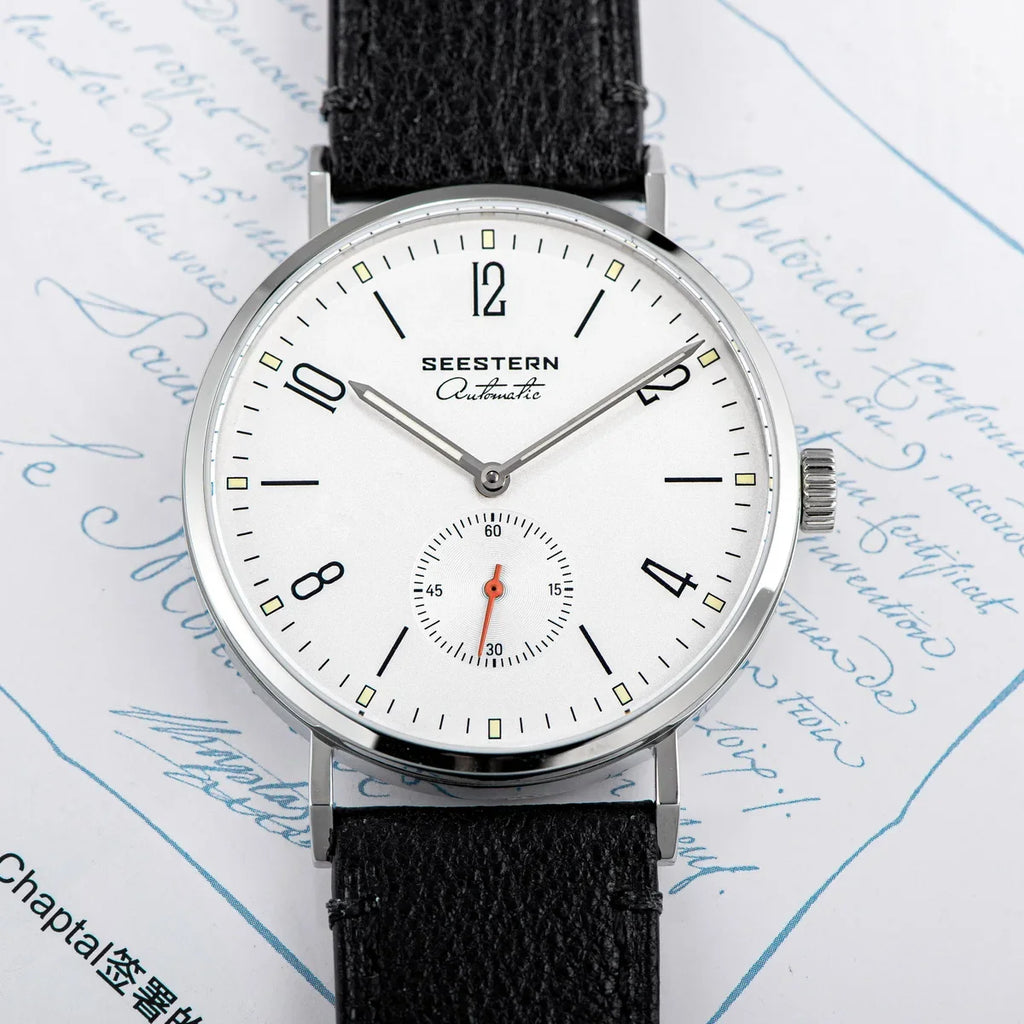 Men's Ultra-Thin Automatic Dress Watch – Stainless Steel Business Watch
