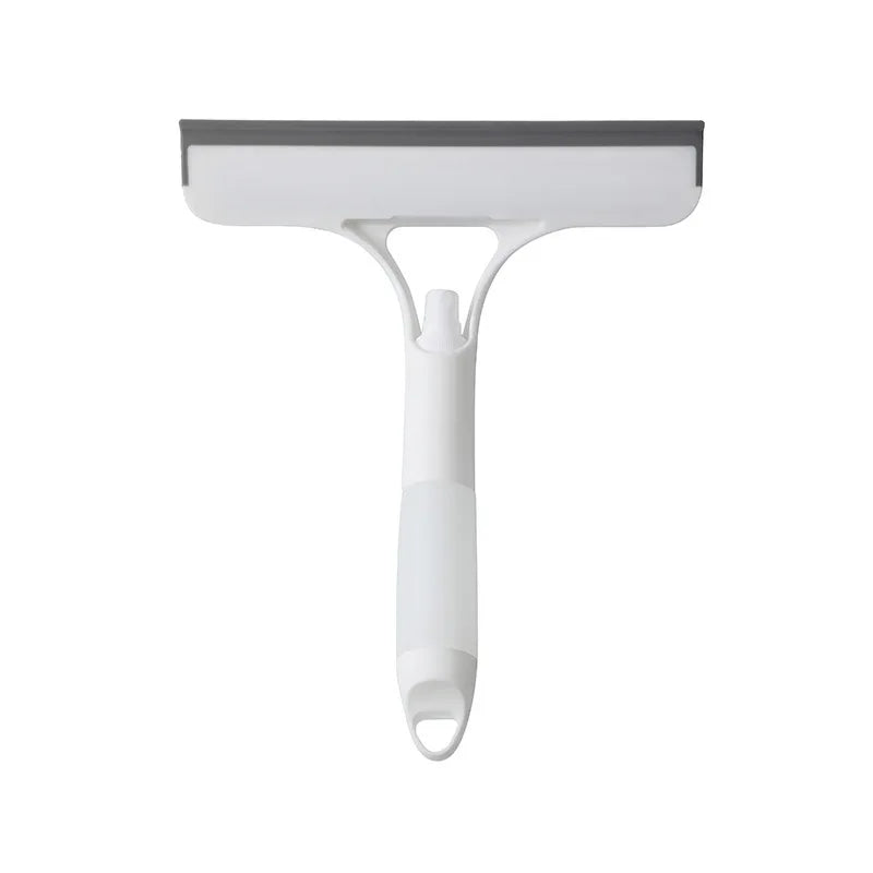 3-in-1 Window Cleaning Squeegee – Glass Mirror Wiper with Spray Bottle & Scrubber